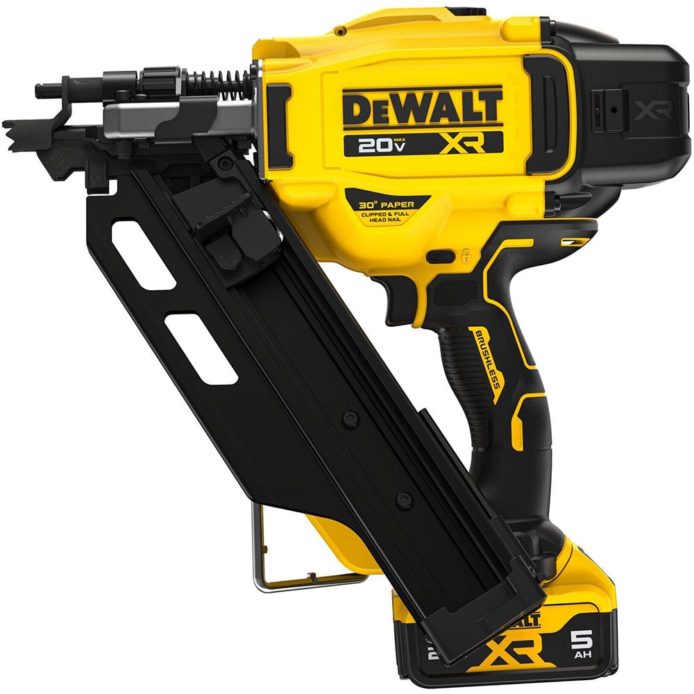 View DEWALT 20V MAX 30 Degree Paper Tape Framing Nailer Kit