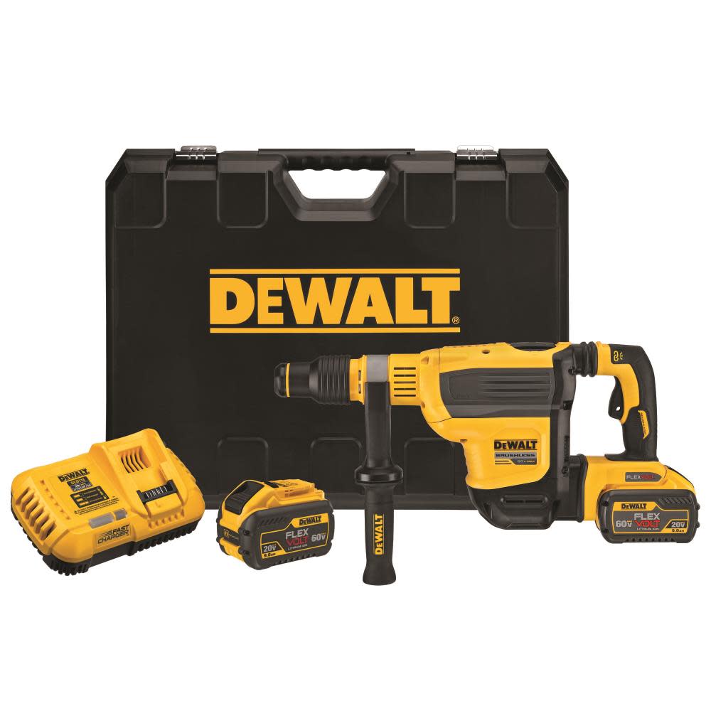 

DEWALT 60V MAX* 1-3/4in SDS MAX Brushless Combination Rotary Hammer Kit