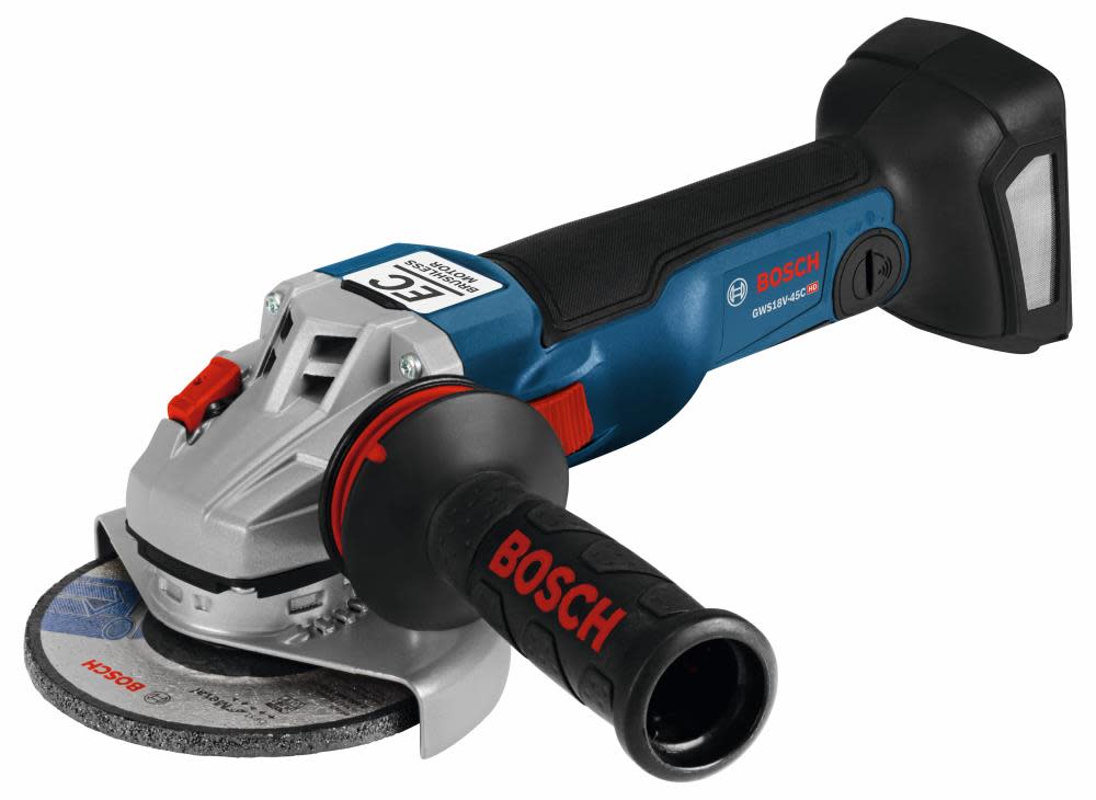 

Bosch 18 V EC Brushless Connected-Ready 4-1/2 In. Angle Grinder (Bare Tool)