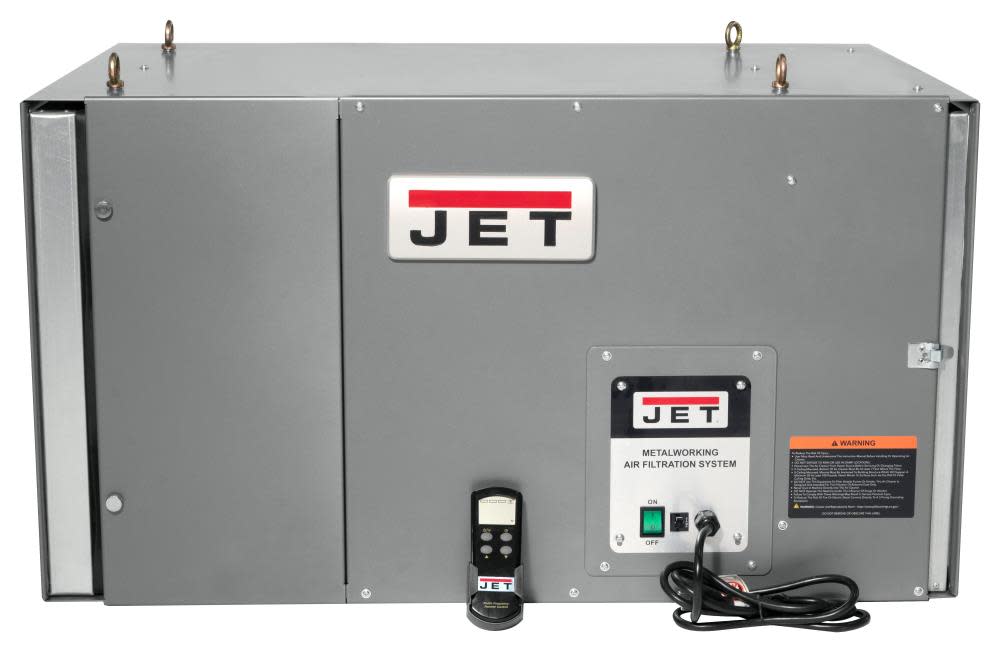 

JET Metalworking Air Filtration System 2400 CFM 3/4HP 115V Single Phase