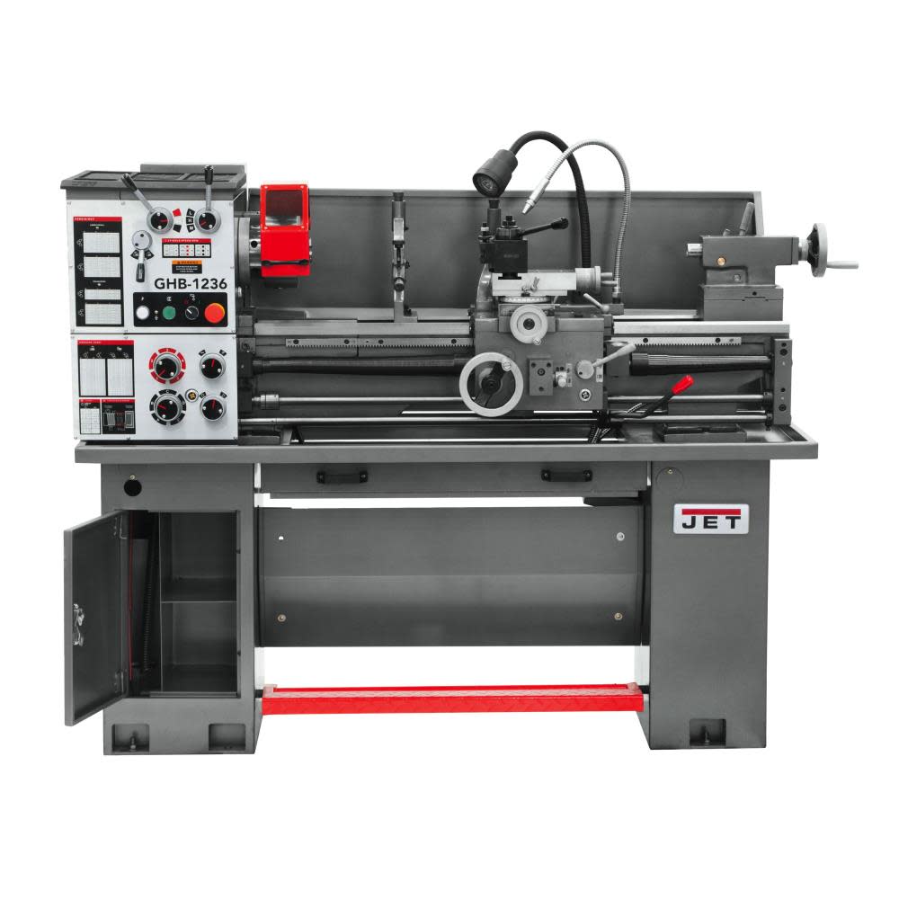 atry12.　36 JET 12 x 36 Geared Head Bench Lathe 321236 - Acme Tools