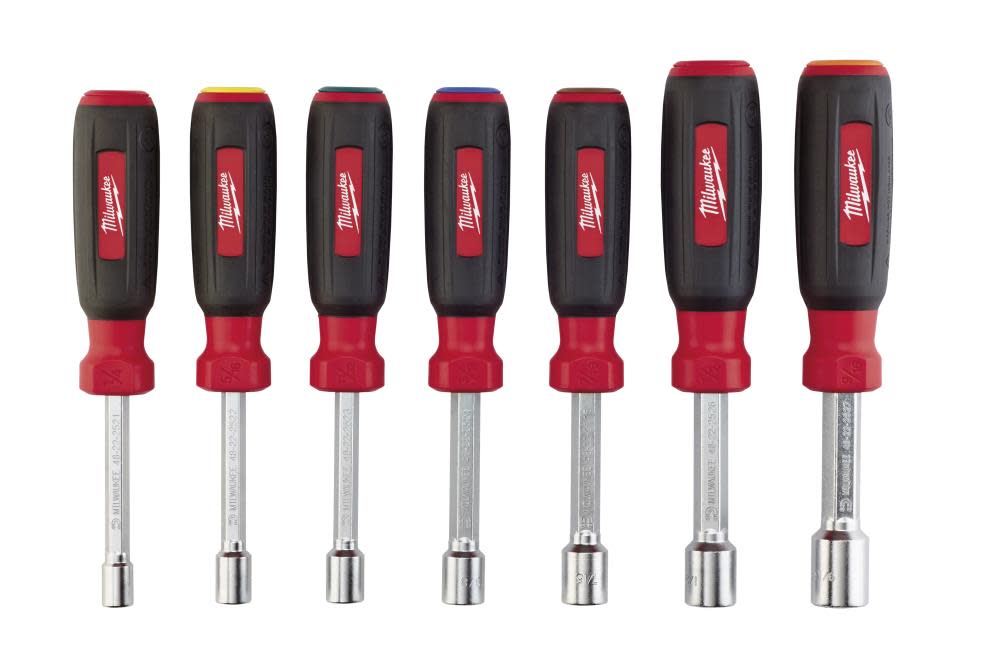 7Pc 1/2" Square Impact Driver Set Grip & Knuckle Guard Loose Screws or Nuts 7Pc 1/2" Square Impact Driver Set Grip & Knuckle Guard Loose Screws or Nuts