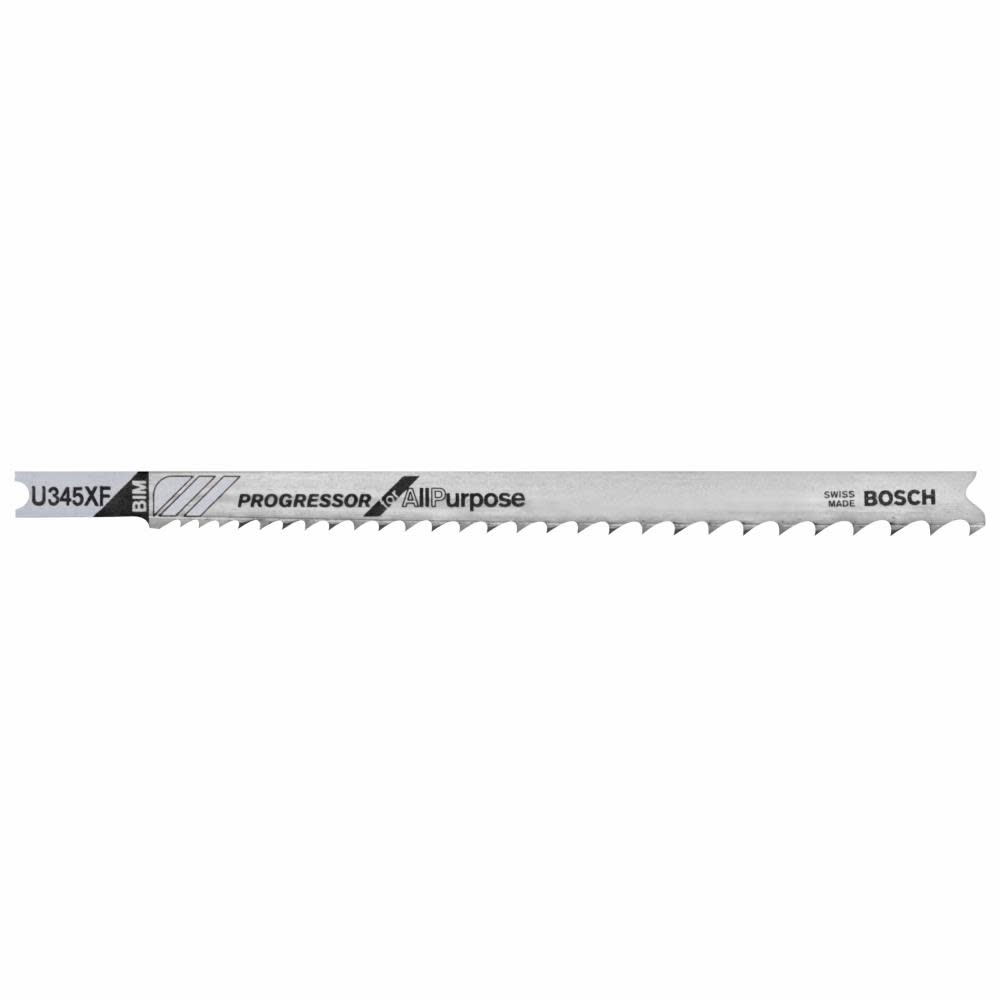 

Bosch 5 pc. 5 In. 5-10P TPI Progressor for All Purpose U-shank Jig Saw Blades