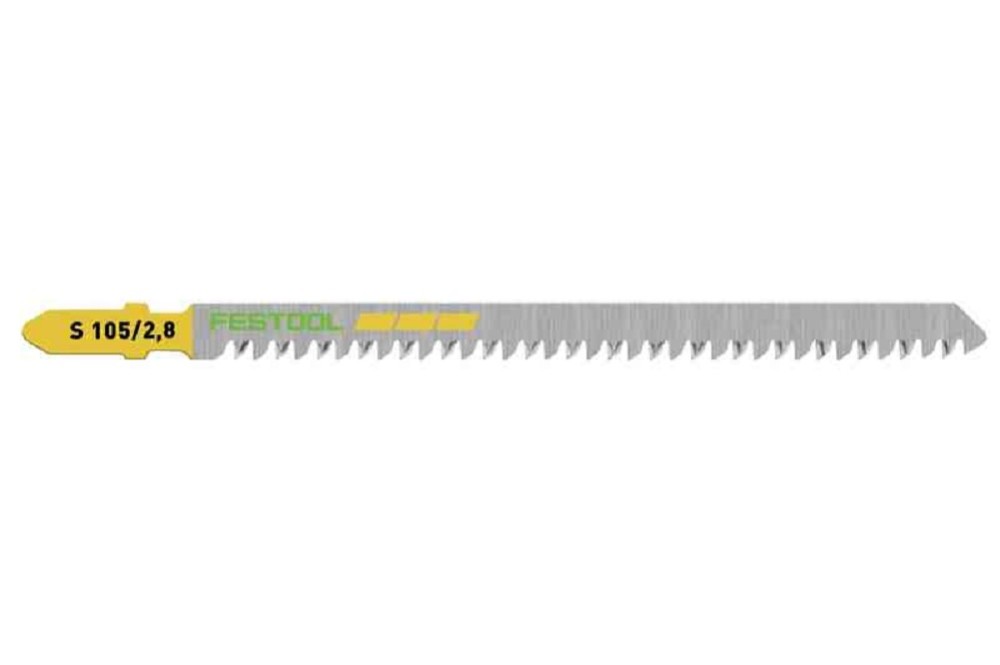 

Festool Jigsaw Blades S 105/2.8 Straight Cut - 5-Pack
