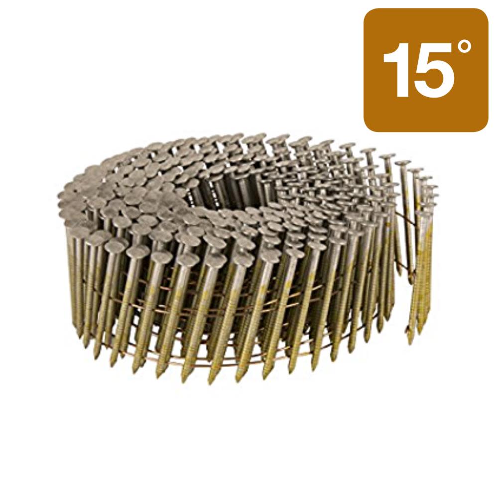 

Metabo HPT 2 1/2" Electro Galvanized Wire Coil Siding Nails 3600qty