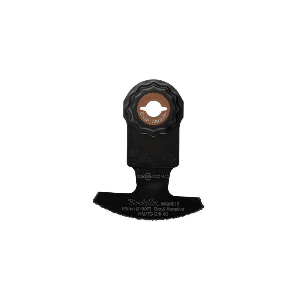 

Makita StarlockMax Oscillating Multi Tool 2 3/4" Hard Metal with Tungsten Carbide 40 Grit Grout and Abrasive Segmented Saw Blade