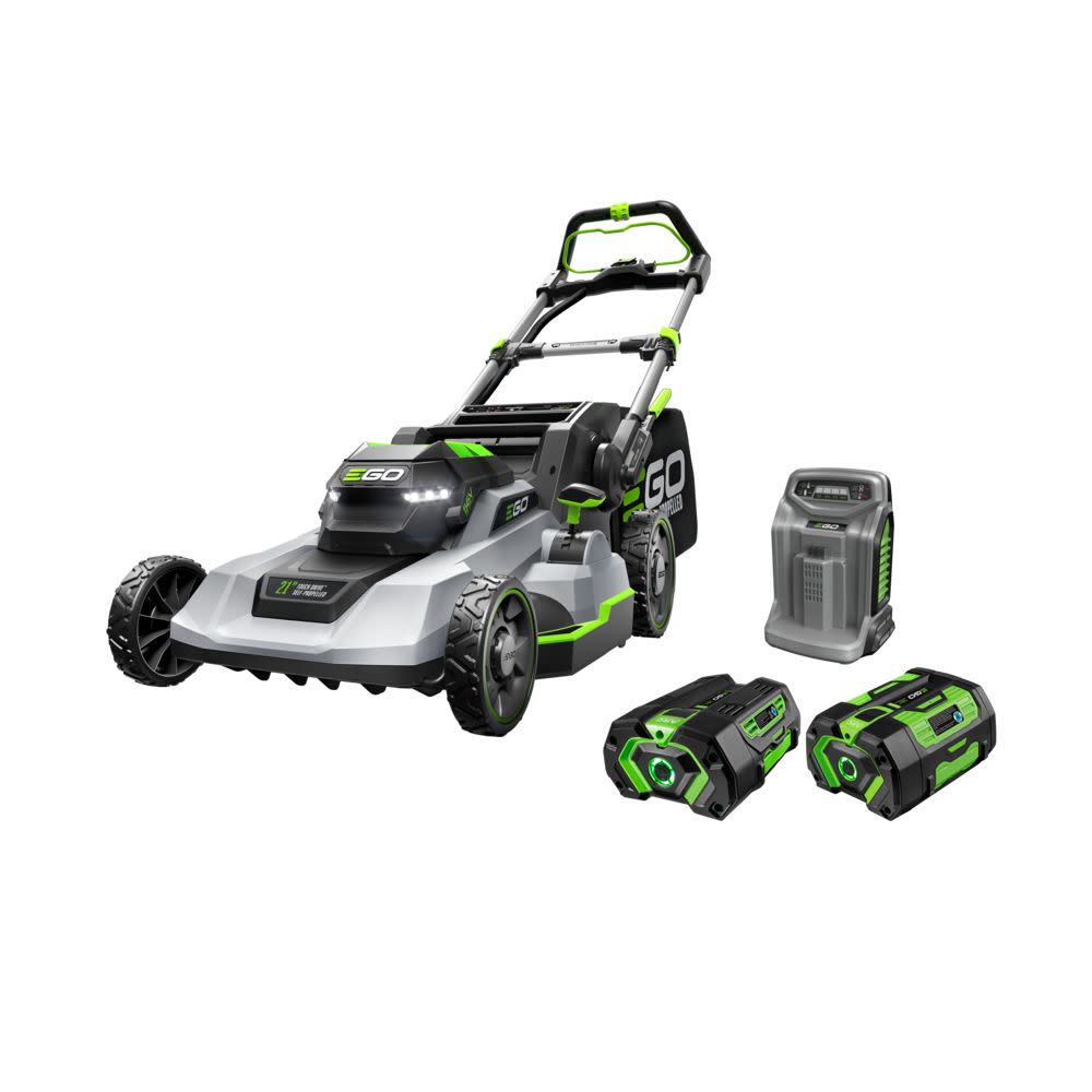 EGO 21 Inch SelfPropelled Mower Touch Drive with Charger, 4.0Ah & 6