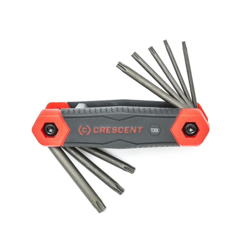 

Crescent Hex Key Set 8 pc. Folding TORX