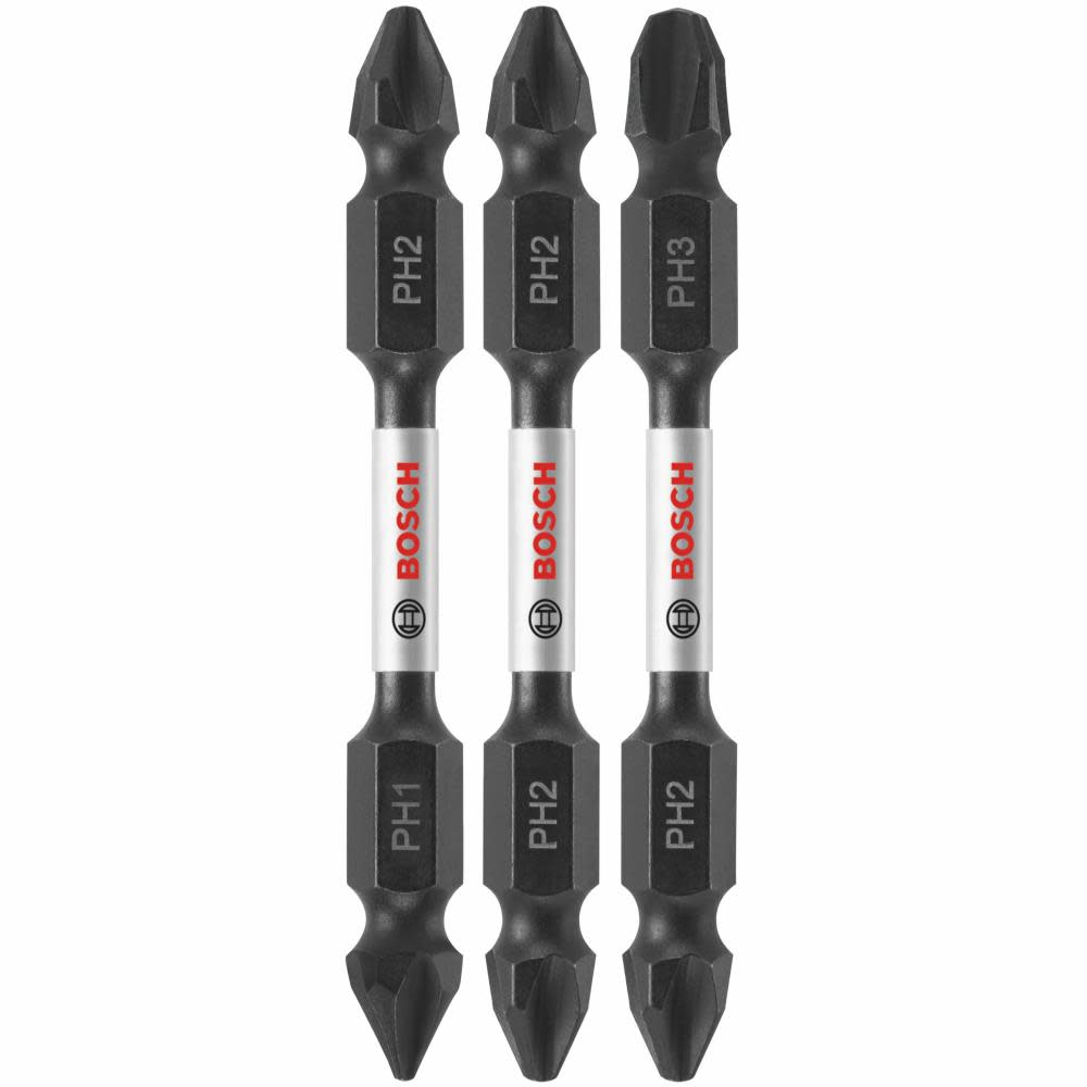 

Bosch 3 pc. Impact Tough 2.5 In. Phillips Double-Ended Bit Set