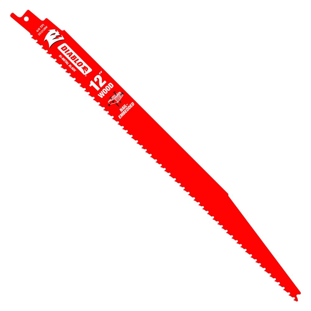 

Diablo Tools 12" Bi-Metal Recip Blade for Nail-Embedded Wood 2pc