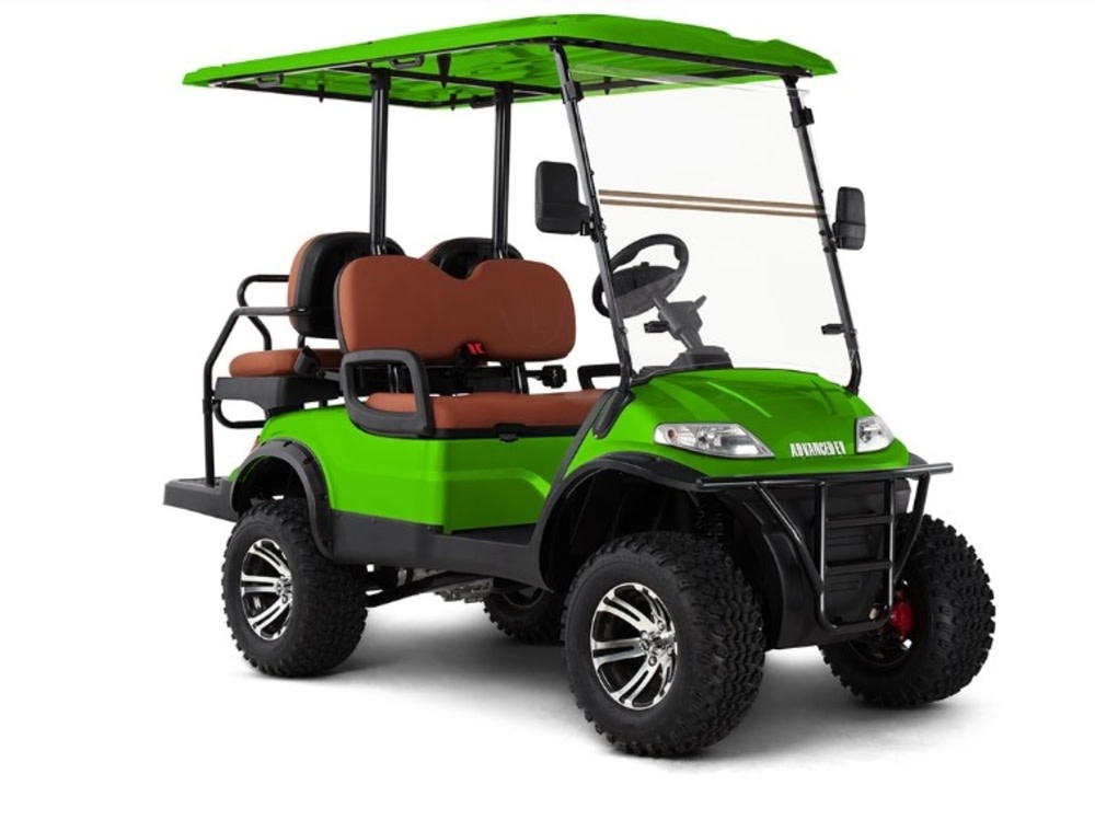 

Advanced EV EV1 4L Golf Car Lime Green