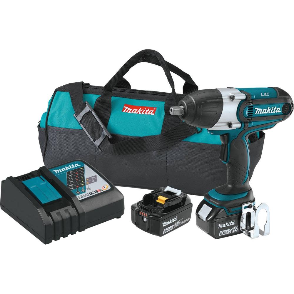 

Makita 18V LXT 1/2" Sq Drive Impact Wrench Kit