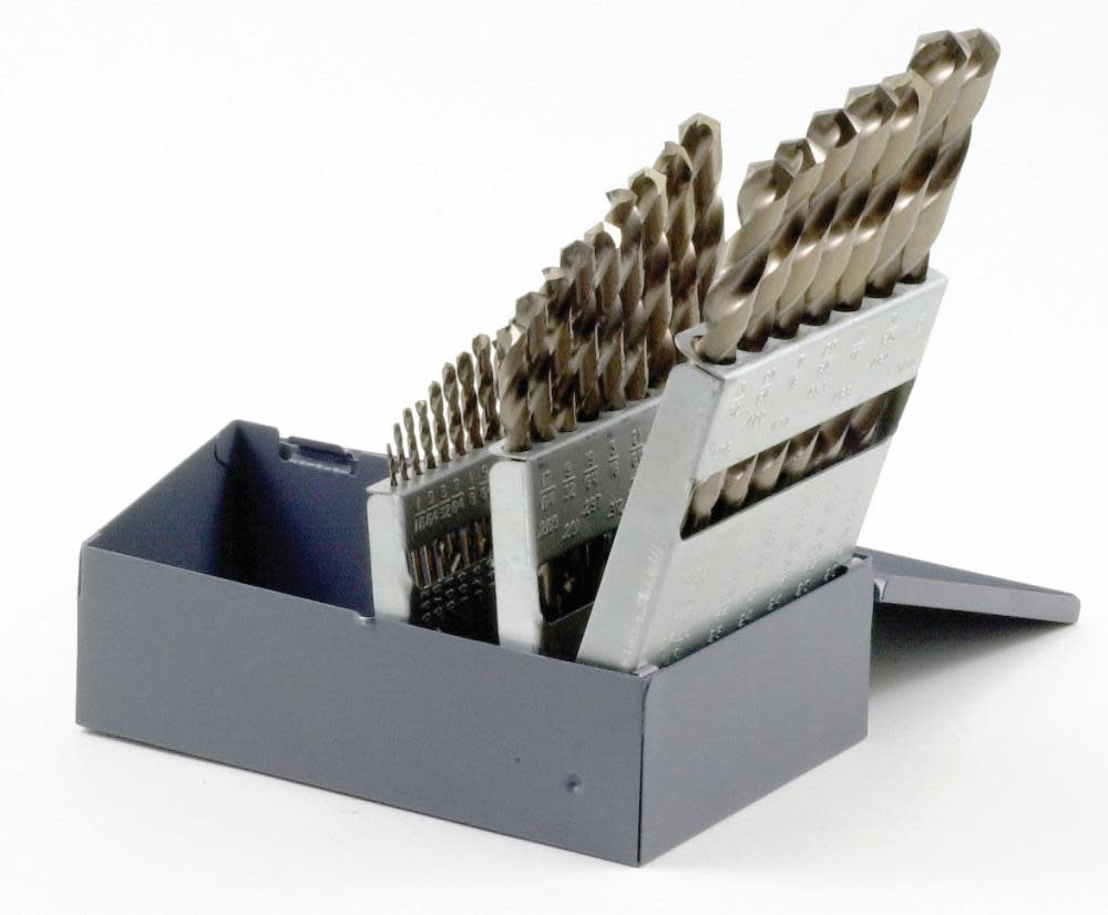 Multi Drill Bit Set Cobalt Industrial USA Index 29pc Drill Bit Set Multi Drill Bit Set Cobalt Industrial USA Index 29pc Drill Bit Set