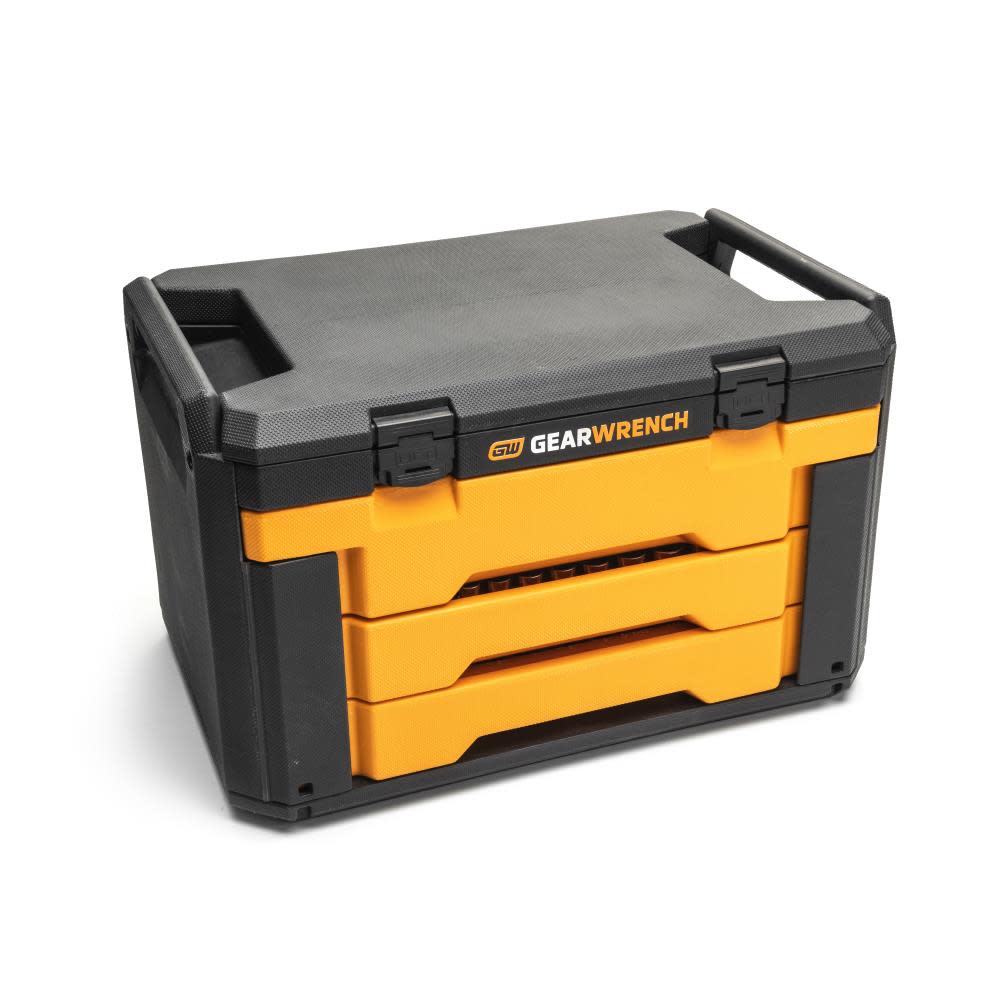 GEARWRENCH 243 Pc. 6 Point Mechanics Tool Set in 3 Drawer