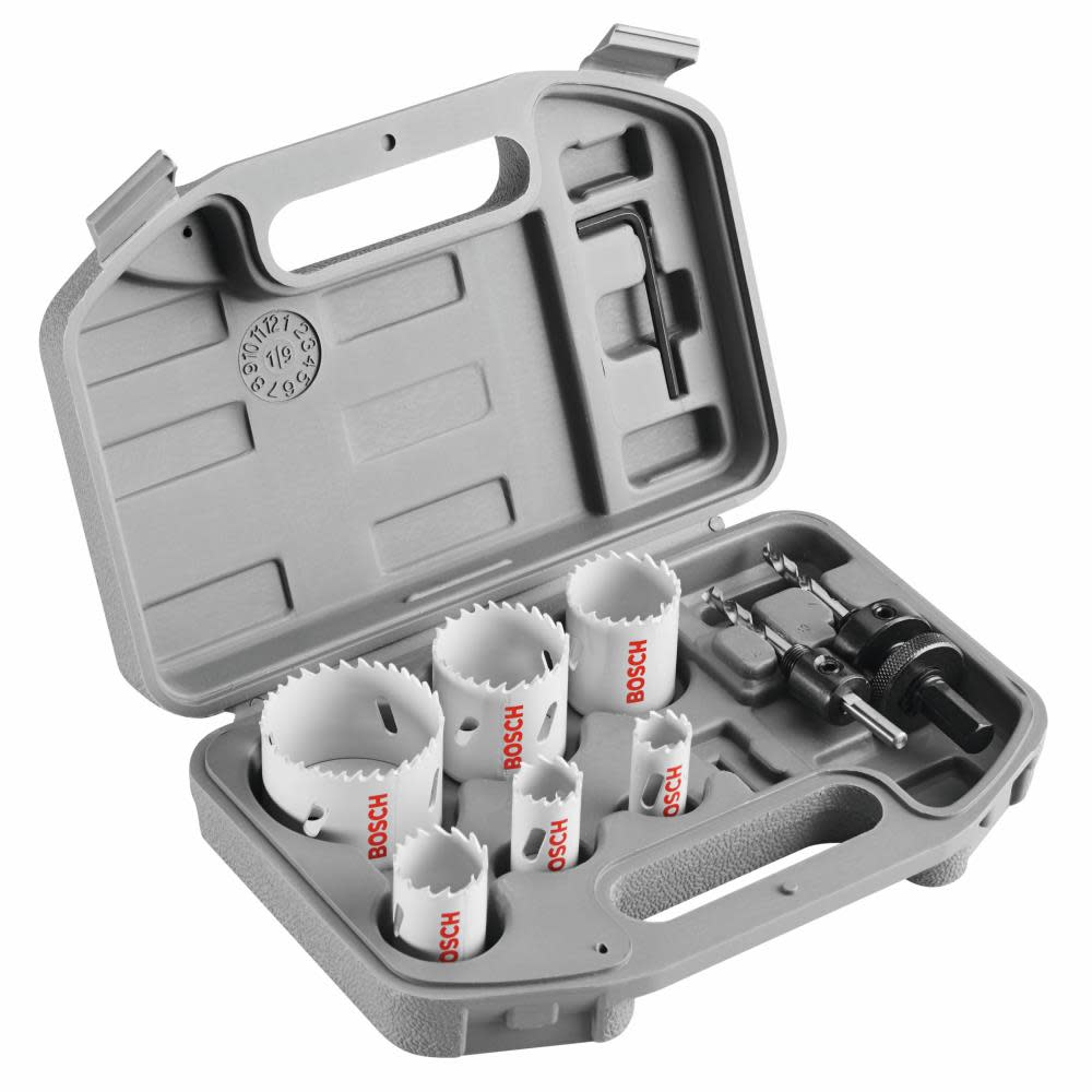 

Bosch Bi Metal Hole Saw Set General Purpose 9pc