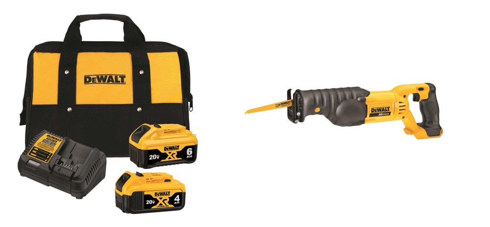 

DEWALT 20V Max Reciprocating Saw & 20V MAX Starter Kit Bundle
