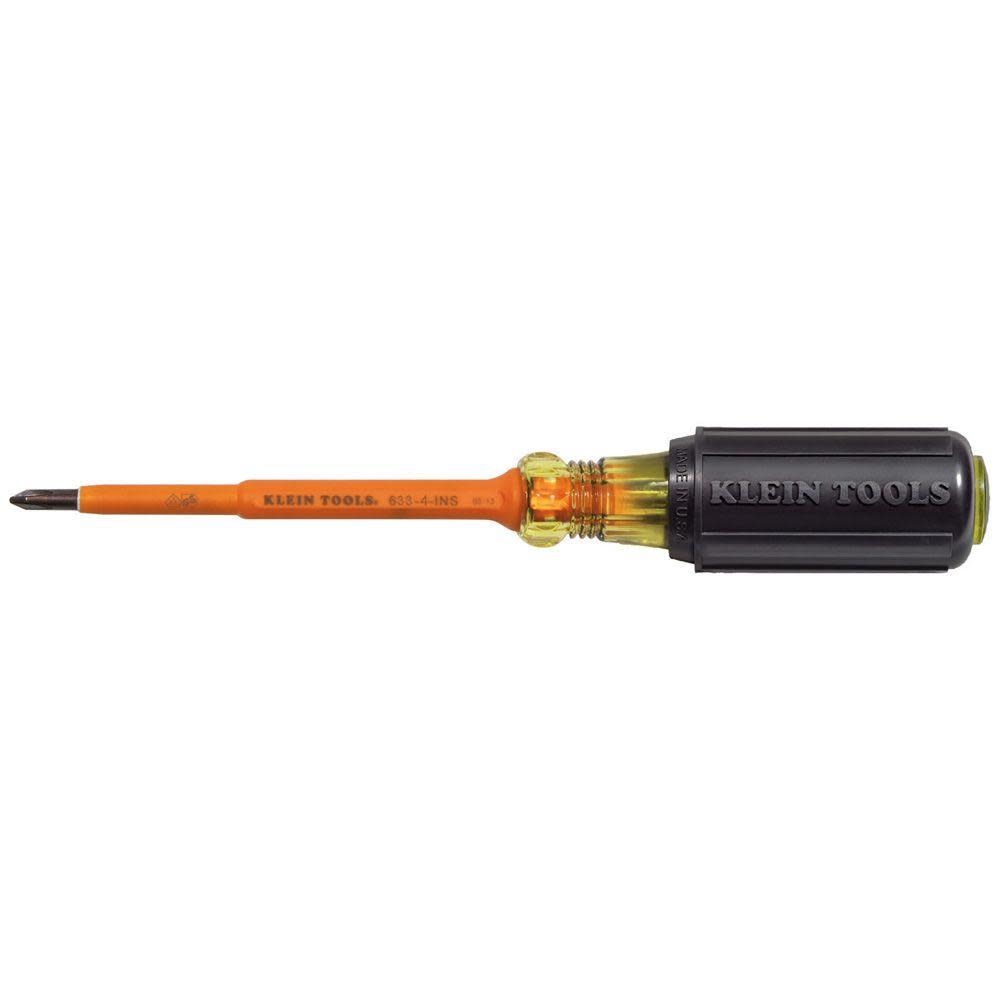 

Klein Tools Screwdriver Insul #1 PH 4" L