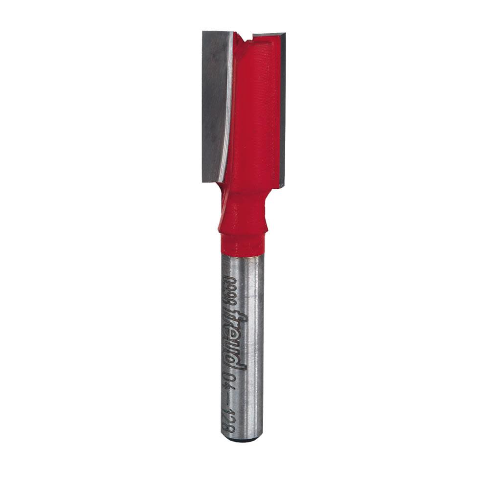 Freud 15/32 In. (Dia.) Double Flute Straight Bit with 1/4 In. Shank