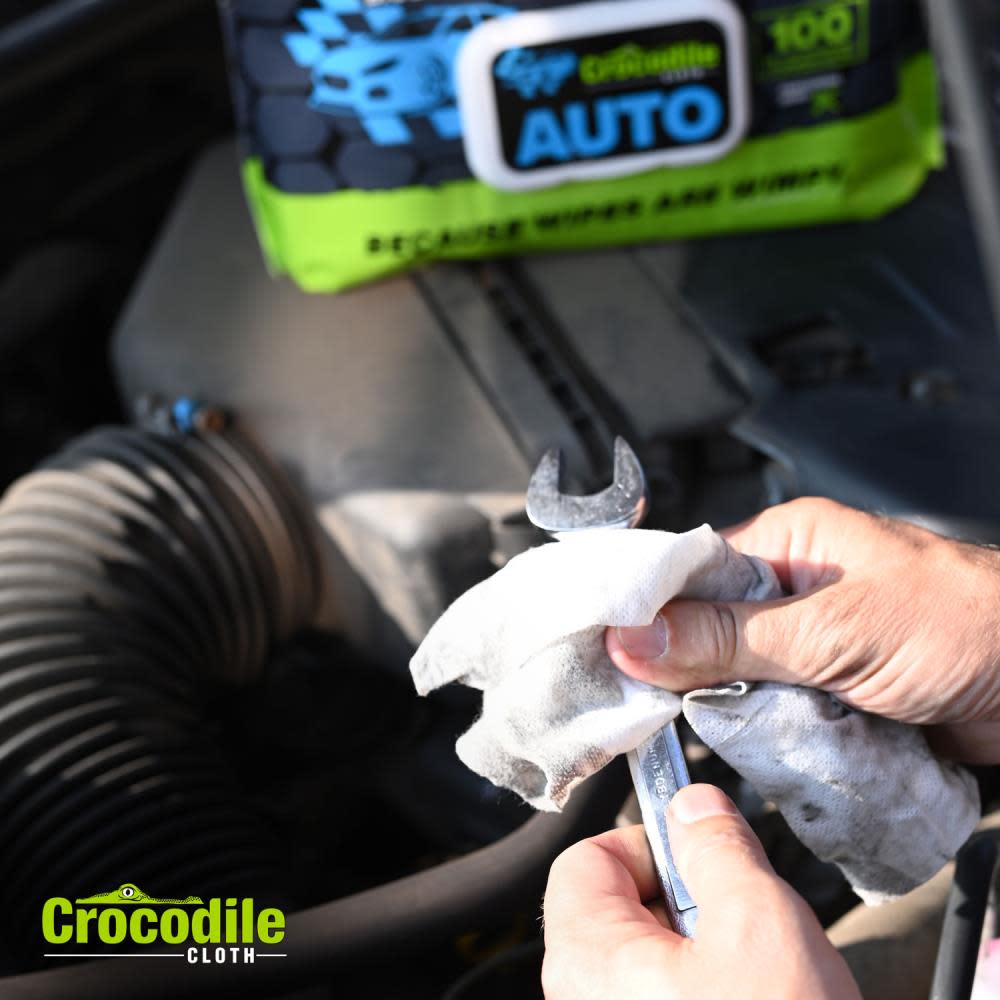 Crocodile Cloth Auto Huge Cleaning Cloths 1 Pack/100 Cloths
