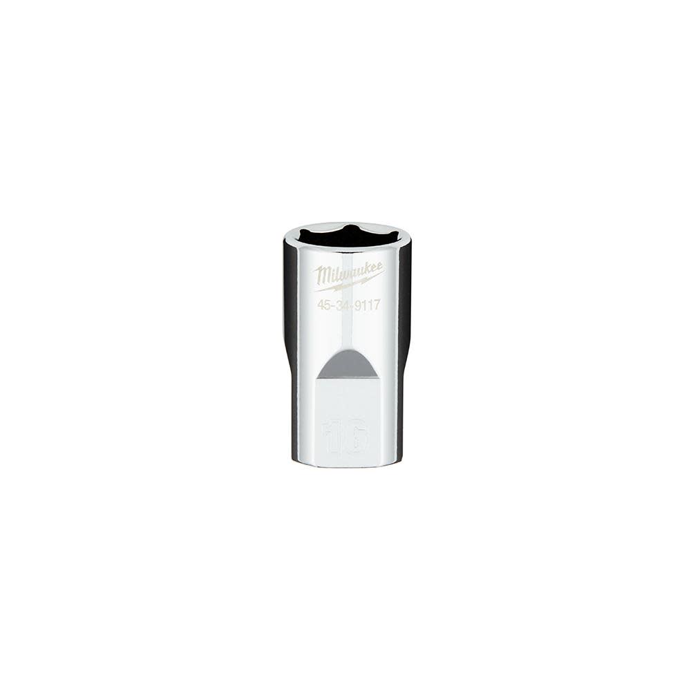 

1/2 in. Drive 16MM Metric 6-Point Socket with FOUR FLAT™ Sides