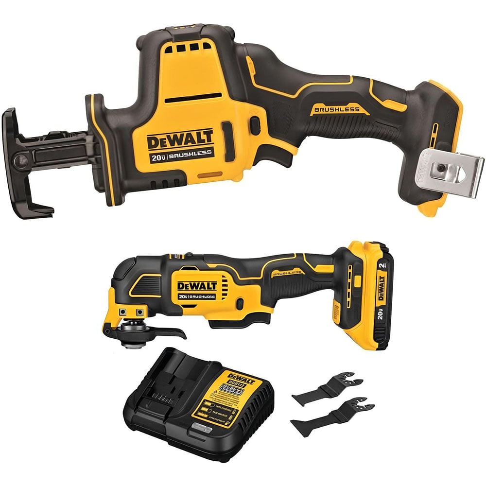 View DEWALT 20V MAX Cordless Reciprocating Saw & Multi-Tool Kit Bundle