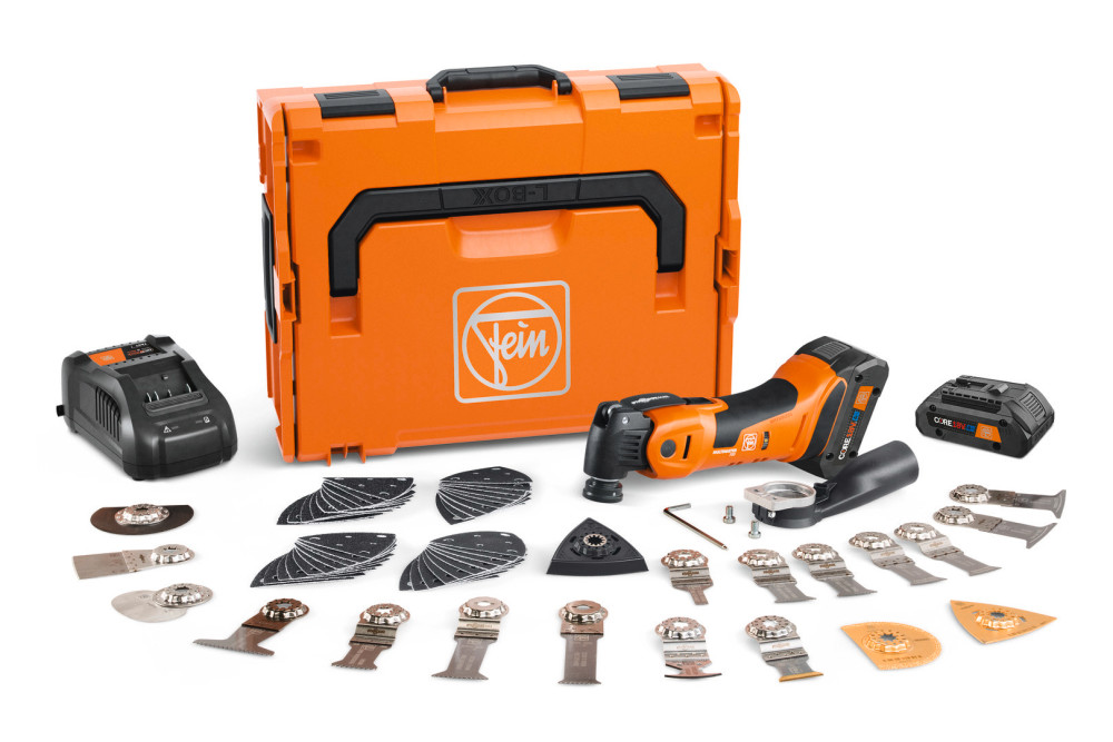 Fein Ampshare Multimaster MultiTool 700 Max Top Set 18V 4Ah 68pc