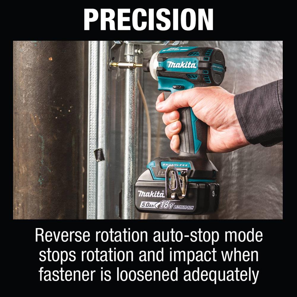 Makita 18V LXT® Lithium-Ion Brushless Cordless 2 Piece Combo Kit 5.0Ah