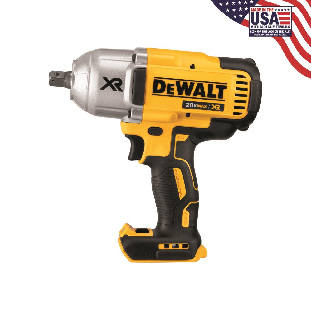 

DEWALT 20V MAX XR 1/2" Impact Wrench with Detent Pin Anvil Bare Tool