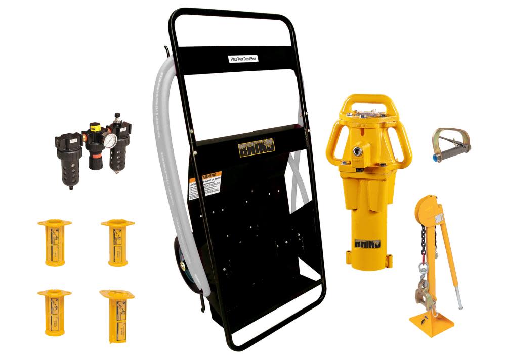 Rhino pneumatic shop post driver