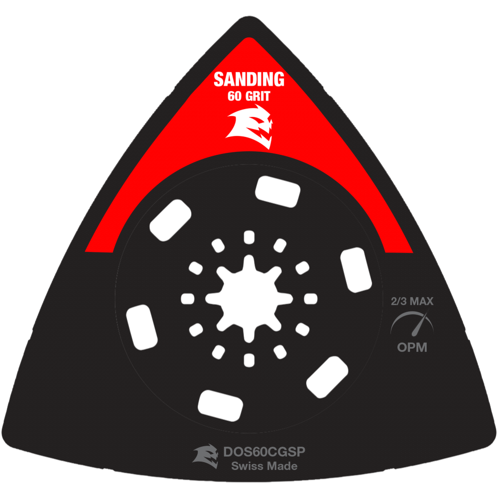 

Diablo Tools 3-1/2" 60-Grit Starlock Carbide Grit Osc. Sanding Plate
