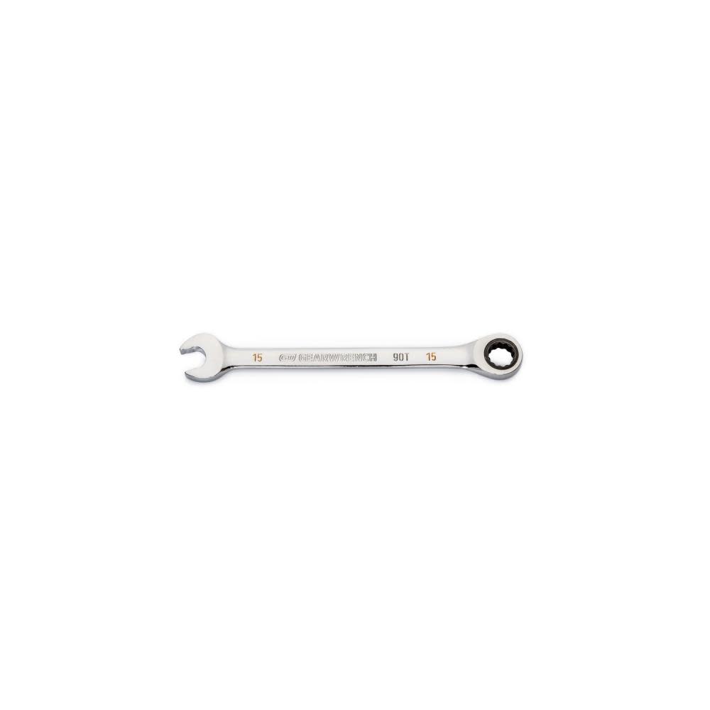 

GEARWRENCH 15mm 90T 12 Point Ratcheting Combination Wrench