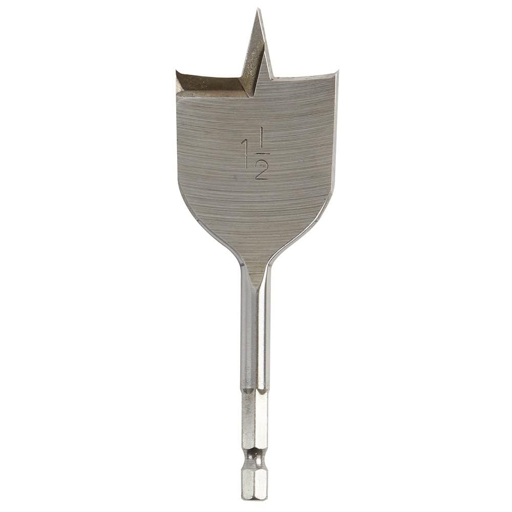 Milwaukee Flat Boring Bit, 1-1/2 Inch x 4-1/2 Inch