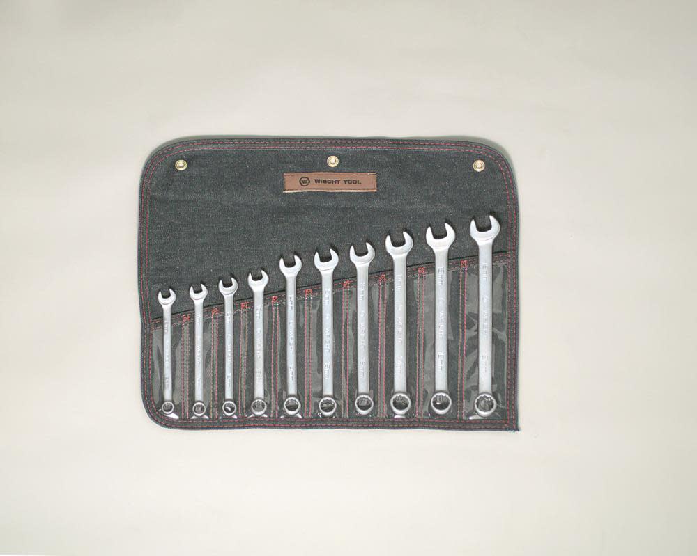

Wright Tool 10 pc. Metric Combination Wrench Set 10 mm to 19 mm