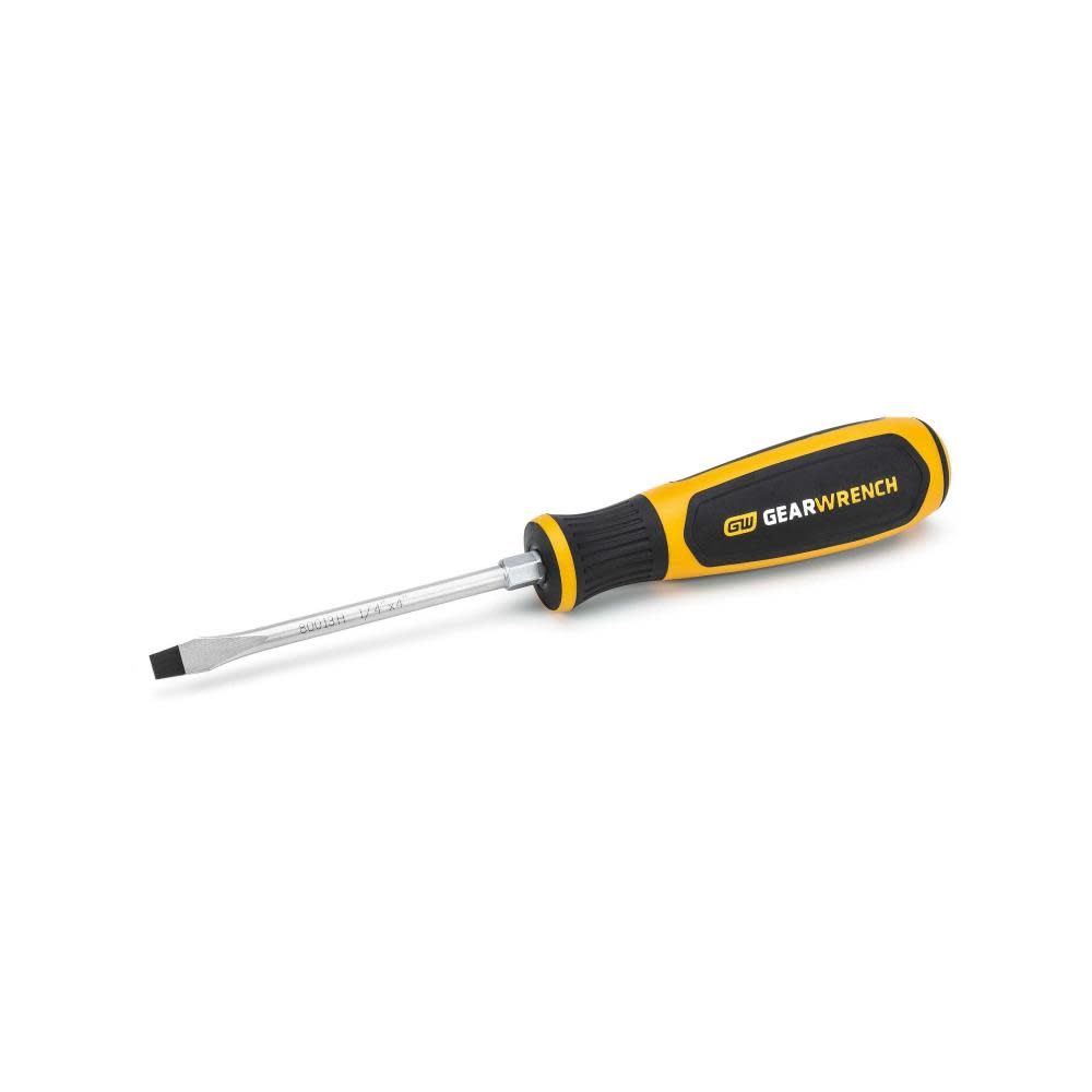 

GEARWRENCH 1/4" x 4" Slotted Dual Material Screwdriver