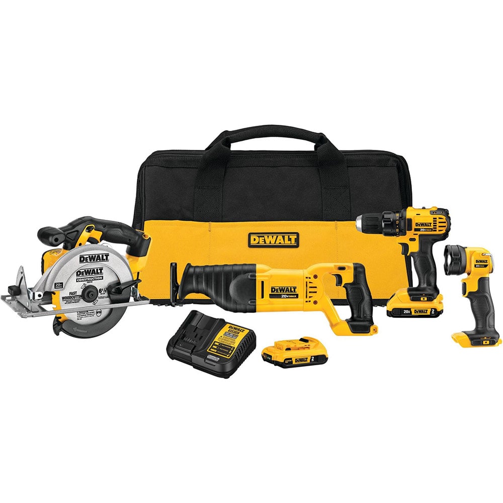 View DEWALT 20V MAX 4 Tool Combo Kit
