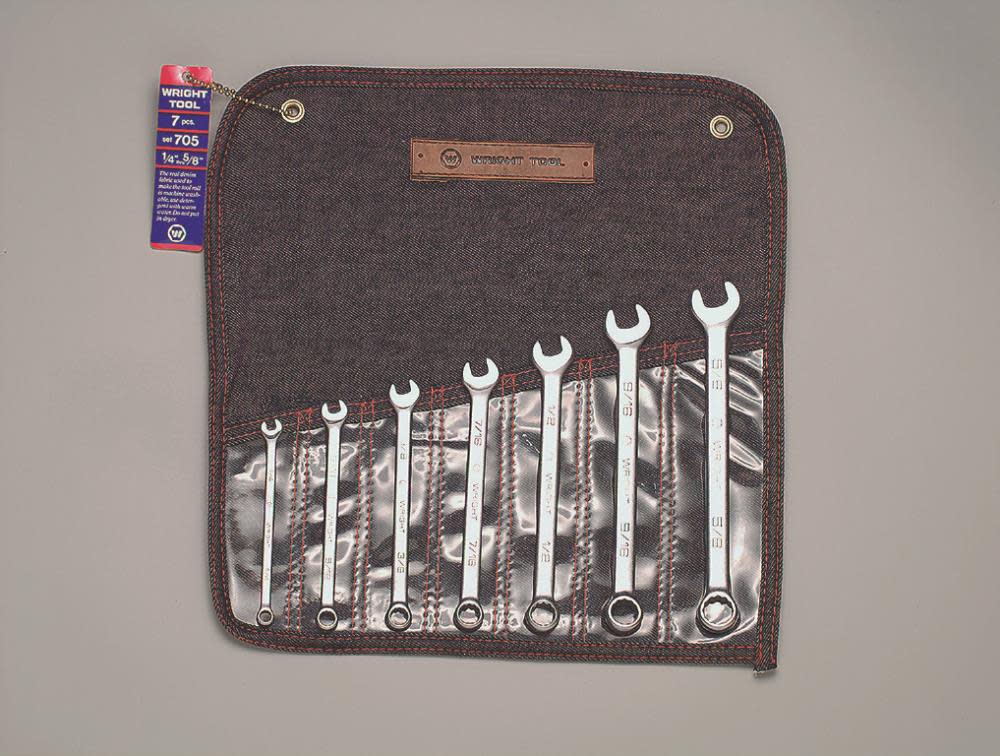 

Wright Tool 7 pc. Combination Wrench Set 1/4 In. to 5/8 In. 12 pt