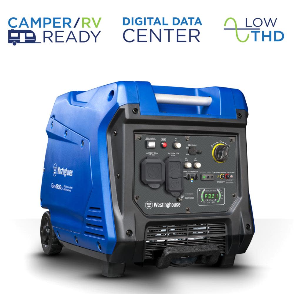 Westinghouse Outdoor Power Inverter Generator Portable with CO Sensor
