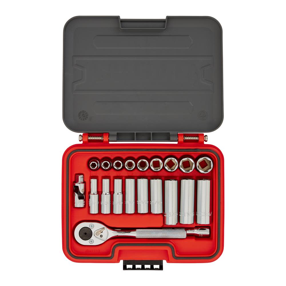 

Proto Socket Set 3/8 DR 21pc SAE 6pt