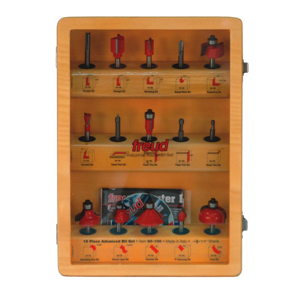 

Freud 15 piece Advanced Bit Set