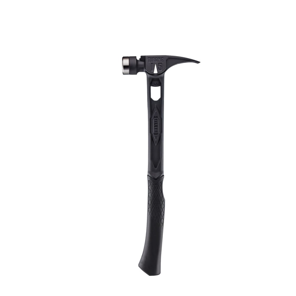 Stiletto TIBONE 15oz Limited Edition Black Titanium Framing Hammer