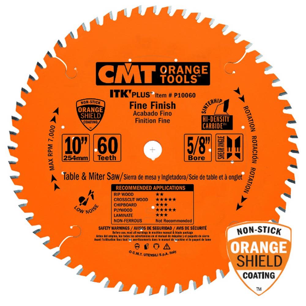 

CMT 10In x 60T ITK Plus Saw Blade