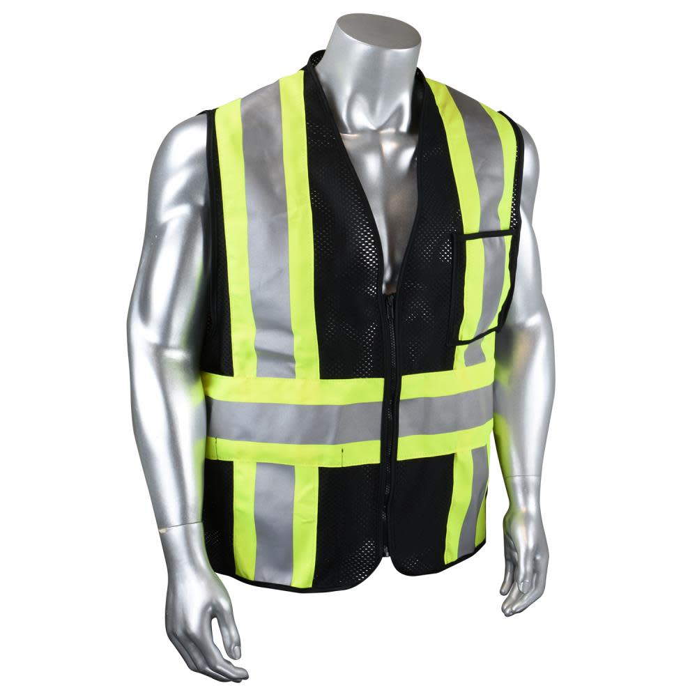 

Radians Safety Vest Custom Type O Class 1 Black 5X