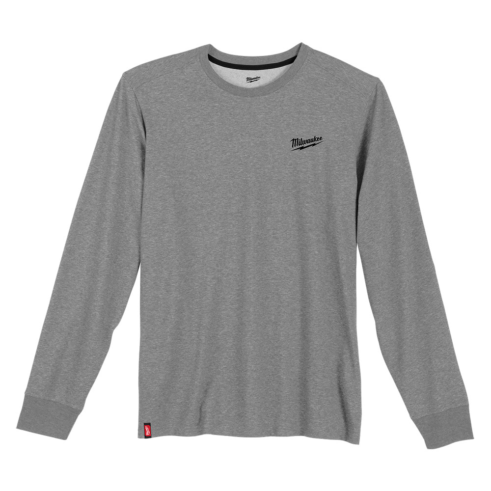 

Milwaukee Hybrid Work Tee Long Sleeve Gray Small