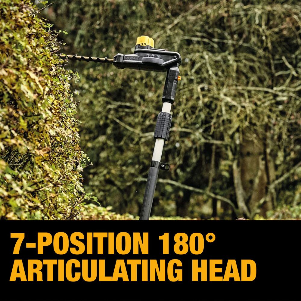 DEWALT 20V MAX Lithium Ion Cordless Pole Saw and Pole Hedge Trimmer Combo Kit DCKO86M1 Acme Tools