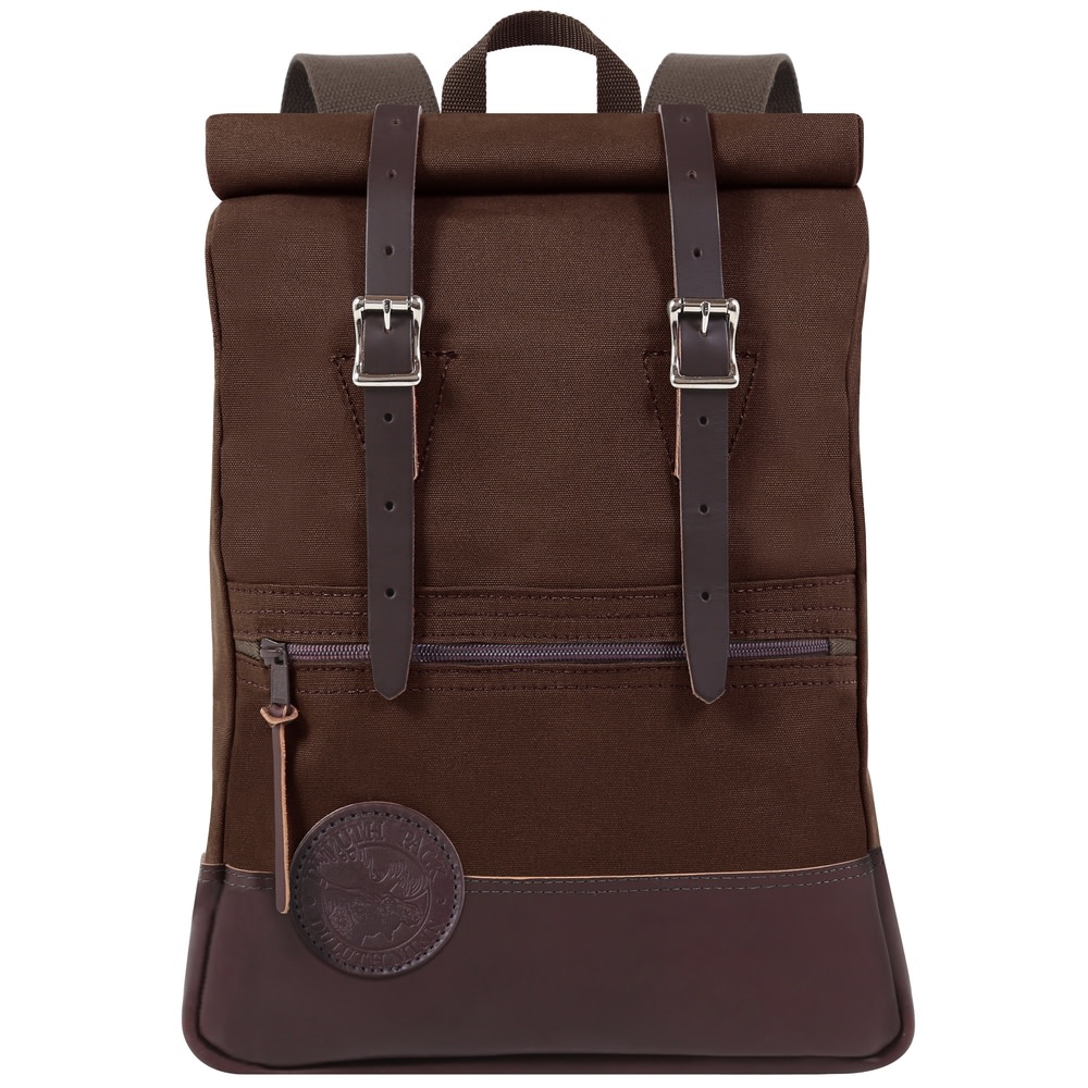 Duluth Pack Deluxe Roll-Top Scout Backpack - Brown