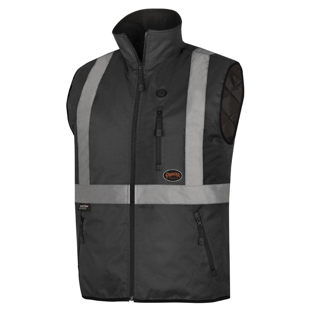 

Pioneer 5419U Hi Vis Heated Safety Vest Black 2X