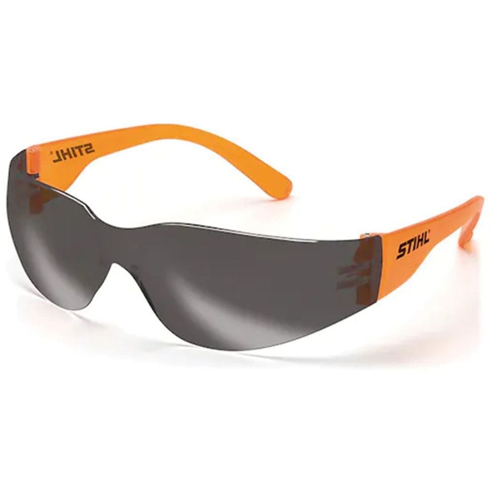 Stihl Ultra Light Safety Glass, Smoke Polycarbonate Lens, Orange