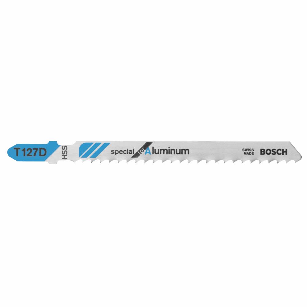 Bosch 5 pc. 4 In. 8 TPI Special for Aluminum T-Shank Jig Saw Blades