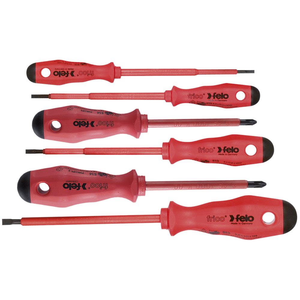 

Felo 6 Piece Insulated Screwdrivers