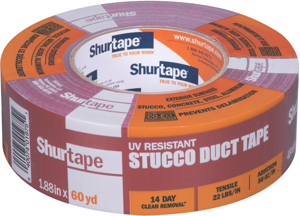 

Shurtape PC 667 Duct Tape Outdoor Stucco Red 48mm x 55m